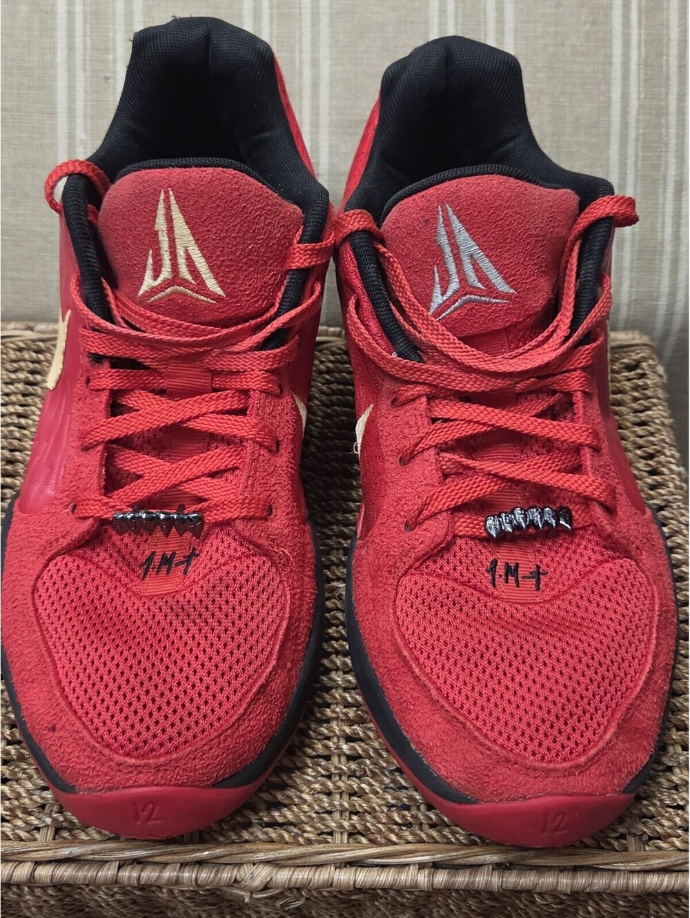 Nike Ja 2 Nightmare HQ2638-600 Men’s Size 10 Basketball Shoes Red Used